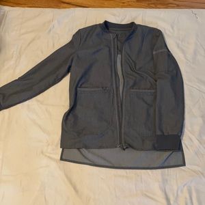 Figs gray scrub jacket size S.